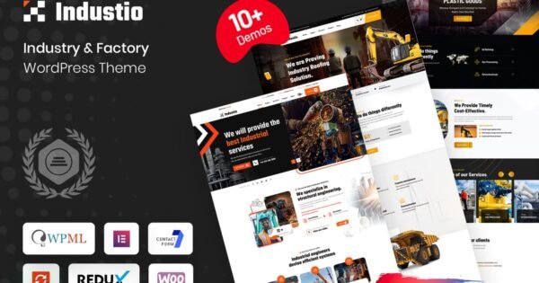 Industio – Industry & Factory WordPress Theme