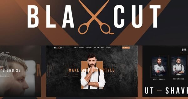 Blaxcut – Barbershop & Hair Salon WordPress Theme