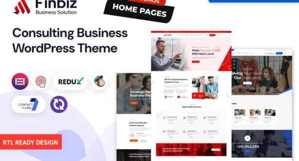 Finbiz – Consulting Business WordPress Theme