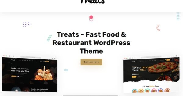 Treats – Fast Food & Restaurant WordPress Theme