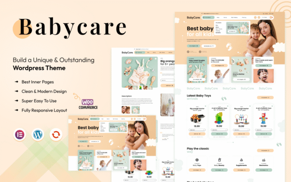 Babycare – Multi-Purpose WordPress Theme WooCommerce Theme