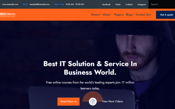 Badsa – IT Solutions & Technology WordPress Theme