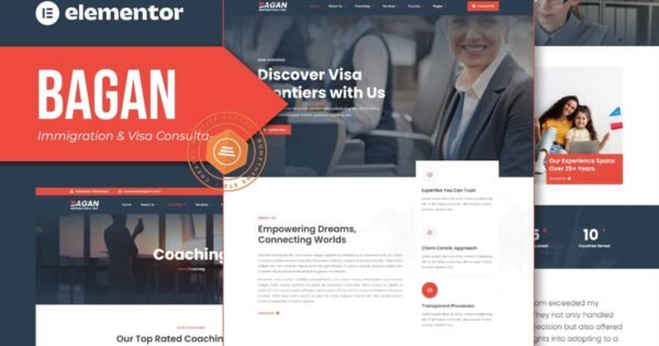 Bagan – Immigration & Visa Consulting Elementor Template Kit