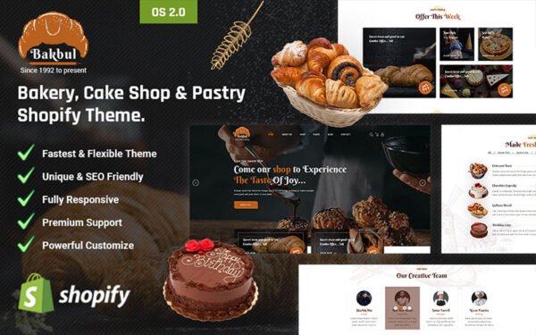 Bakbul – Bakery, Cake Shop & Pastry Shopify Theme