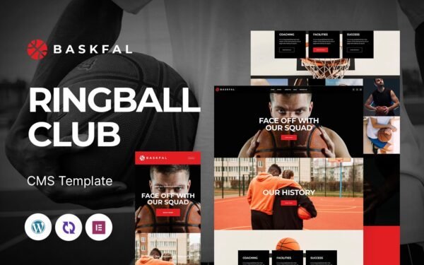 Baskfal – Basketball Club Multipurpose Responsive WordPress Theme