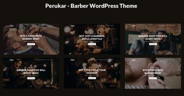 Perukar – Barber WordPress Theme