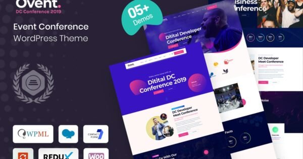 Ovent – Event Conference WordPress Theme