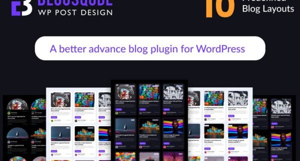 Blogsqode – Blog Design for WordPress Plugin