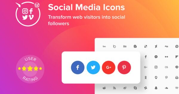 WordPress Social Media Icons