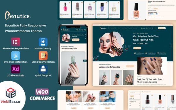 Beautice – Beauty & Cosmetics WooCommerce Theme