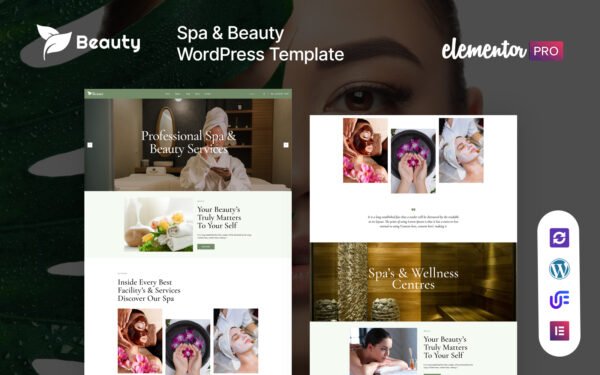 Beauty – Spa, Skin Care And Beauty WordPress Theme
