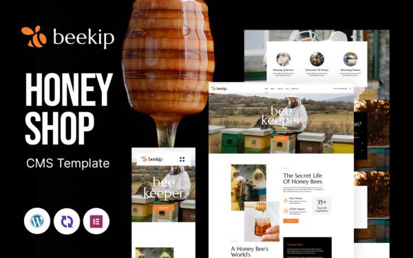 Beekip – Honey Farm Multipurpose Responsive WordPress Theme