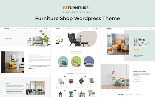 Befurniture – Furniture Shop FREE WooCommerce WordPress Theme WooCommerce Theme