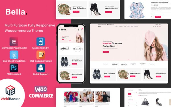 Bella – Fashion eCommerce Store WooCommerce Theme
