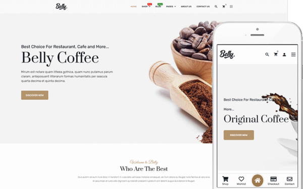 Belly – Theme for Coffee & Drinks Store WooCommerce Theme