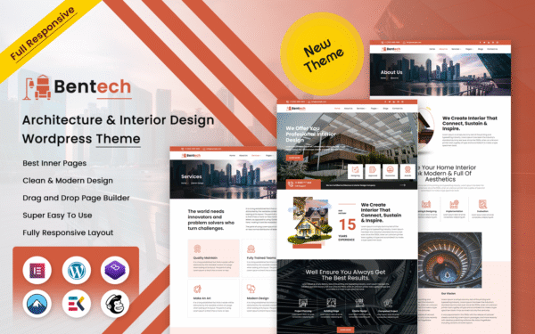 Bentech – Architecture & Interior Design WordPress Theme