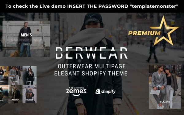 BERWEAR – Fashion Multipage Elegant Shopify Theme