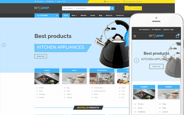 Beta Shop – Theme for Kitchen Appliances WooCommerce Theme