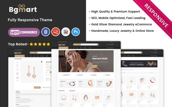 Bgmart – Jewelry And Accessories Responsive Woocommerce Theme WooCommerce Theme