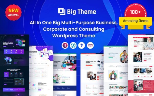 BigTheme – All In One Business, Corporate & Business Consulting WordPress Theme