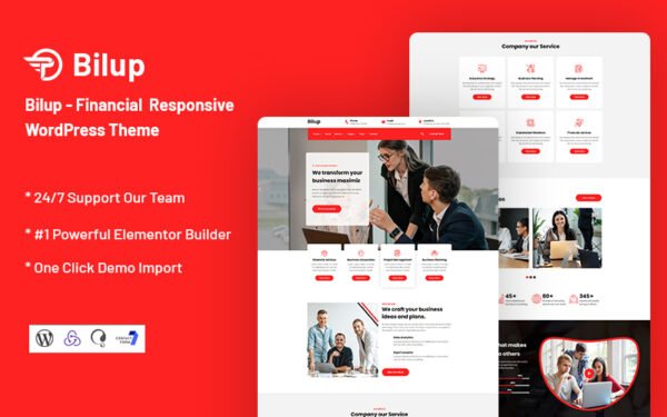 Bilup – Financial WordPress Theme