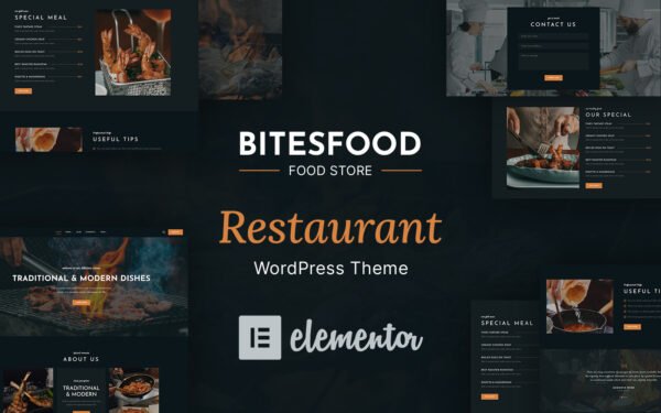 Bitesfood – Cafe and Restaurant WordPress Theme