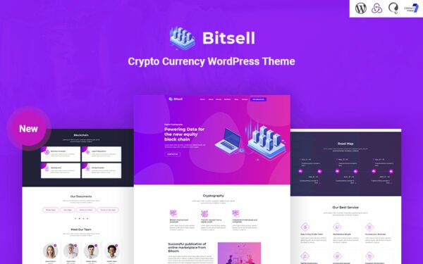 Bitsell – Crypto Currency Responsive WordPress Theme