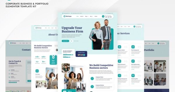 Bizcorpo – Corporate Business & Portfolio Elementor Template Kit