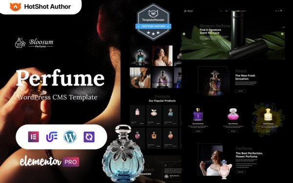 Bloosum – Perfume And Cosmetics Store WordPress Elementor Theme WordPress Theme