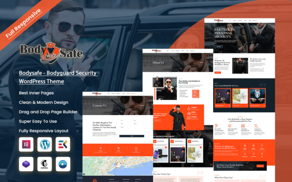 Bodysafe – Bodyguard & Security Agency WordPress Theme