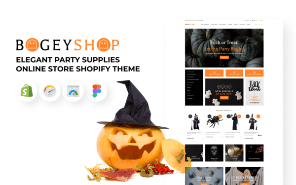 Bogey Shop – Elegant Party Supplies Online Store Shopify Theme