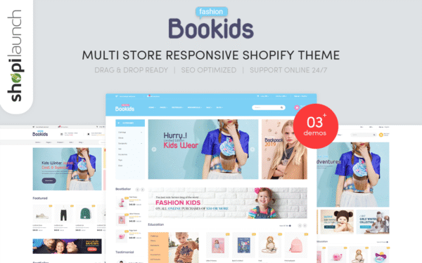 BooKids – Multi Store Responsive Shopify Theme