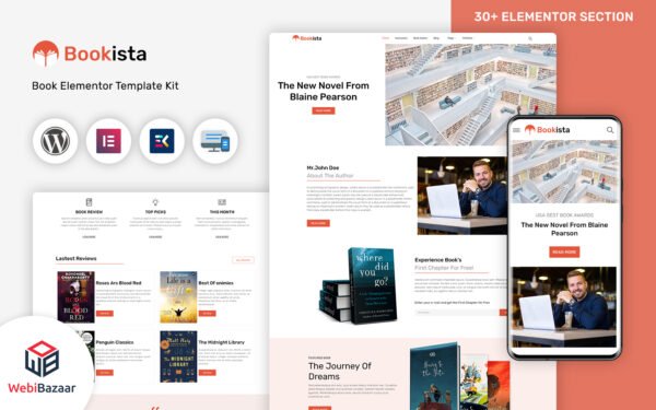 Bookista – Writer & Publishing Company WordPress Theme