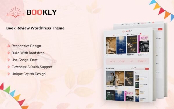Bookly – Book Review WordPress Theme