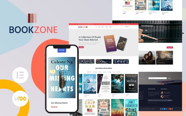 Bookzone – Book Store WooCommerce Theme