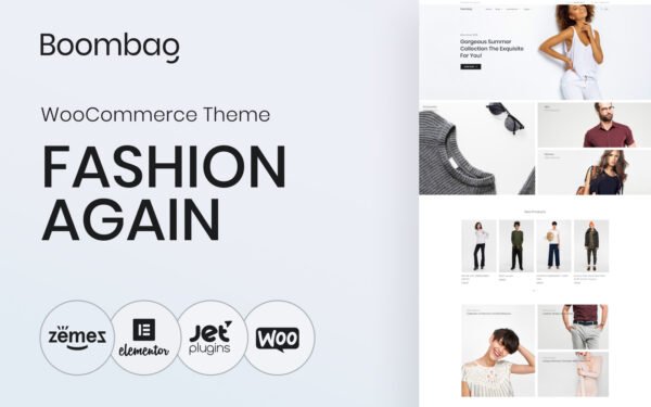 Boombag – Apparel ECommerce Modern Elementor WooCommerce Theme