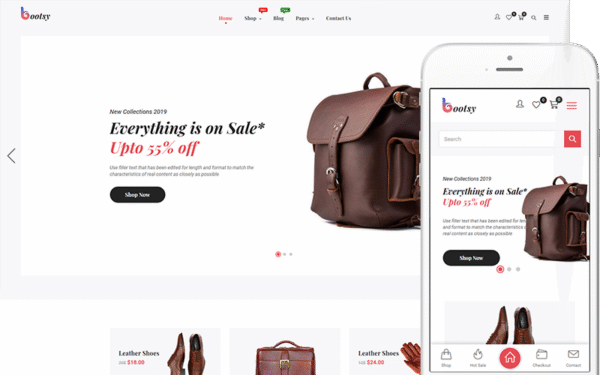 Bootsy – Theme for Leather Goods Shop WooCommerce Theme