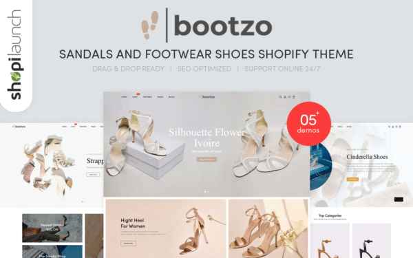 Bootzo – Sandals And Footwear Shoes Responsive Shopify Theme