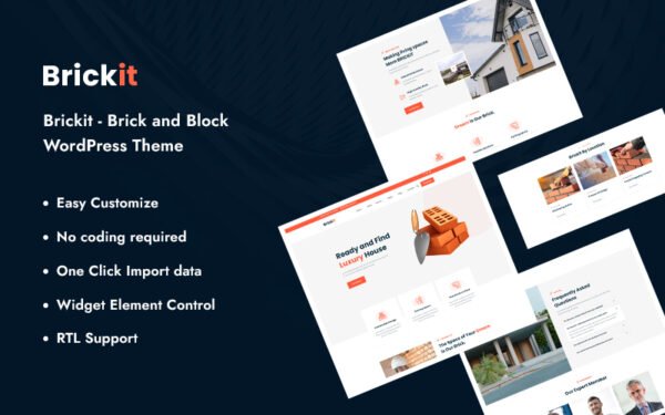 Brickit – Brick and Block WordPress Theme
