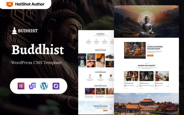 Budhist – Buddhist WordPress Elementor Theme WordPress Theme