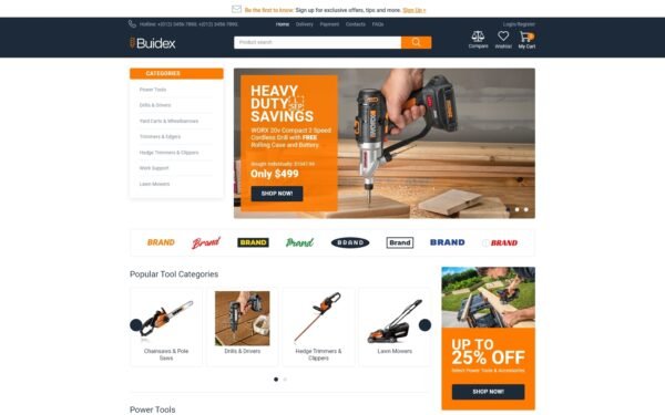 Buidex – Tools ECommerce Classic Elementor WooCommerce Theme