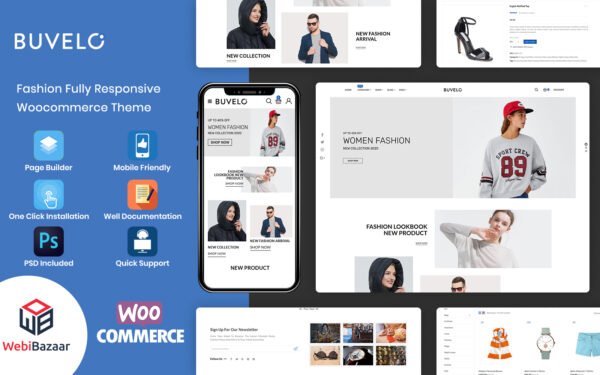 Buvelo – Multipurpose Fashion Store WooCommerce Theme