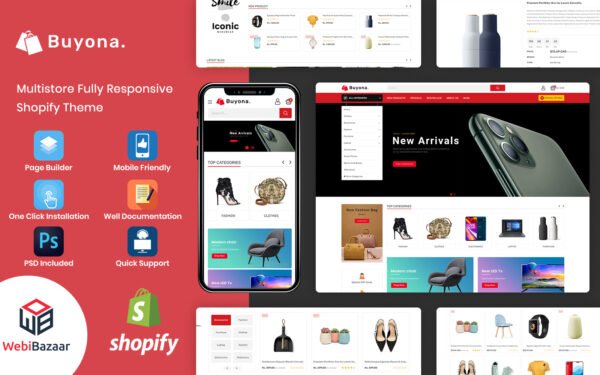 Buyona – Multipurpose E-commerce Template Shopify Theme