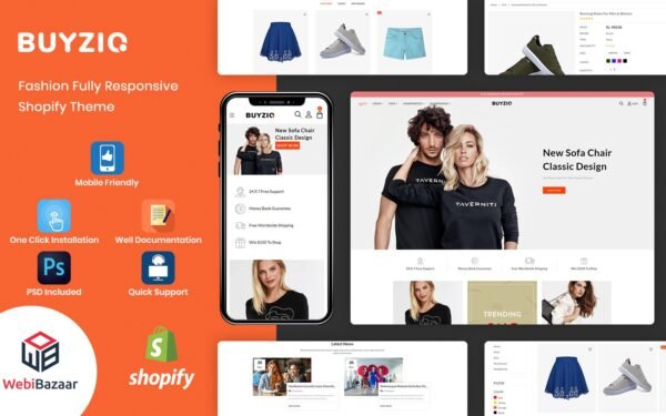 Buyzio – Fashion & Clothing Multipurpose Shopify Theme