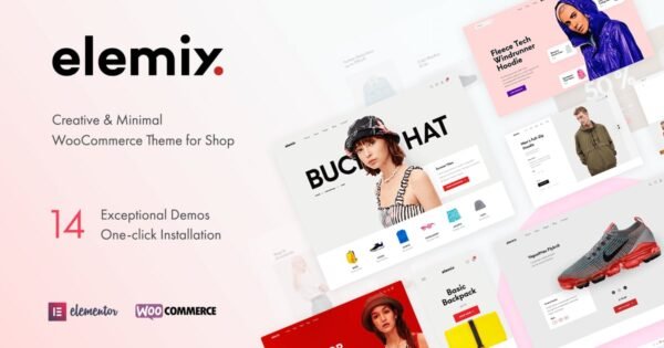 Elemix – Modern & Creative WooCommerce Theme