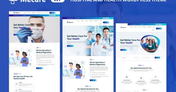 Mecare – Hospital and Health WordPress Theme