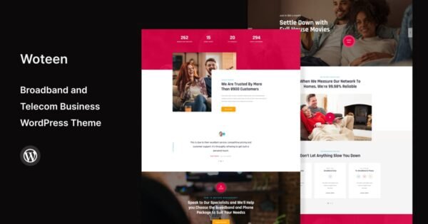 Woteen – Broadband and Telecom Business WP Theme