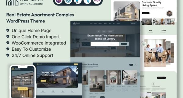 Realar – Real Estate WordPress Theme