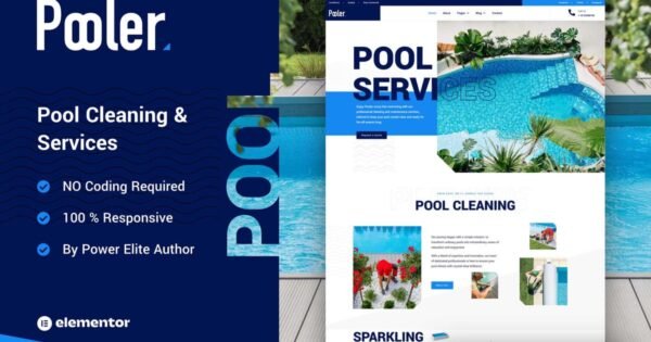 Pooler – Swimming Pool Cleaning Services WordPress