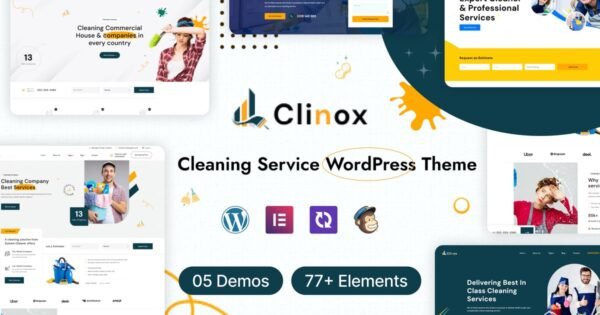 Clinox – Cleaning Services WordPress Theme